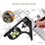 Kombinovani višenamenski lenjir za merenje 300mm - Slika 5