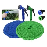 Baštensko crevo sa prskalicom u radu