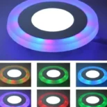 RGB LED ugradni panel okrugli unosi živu boju i prijatnu belu nijansu u svaki enterijer uz štedljivu potrošnju