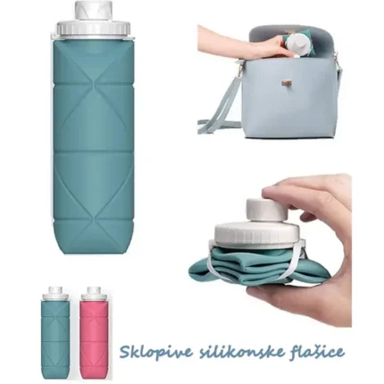 Sklopiva silikonska flašica