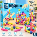 Magnetni kreativni set za decu 136 delova