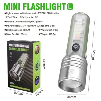 Led lampa sa zumom